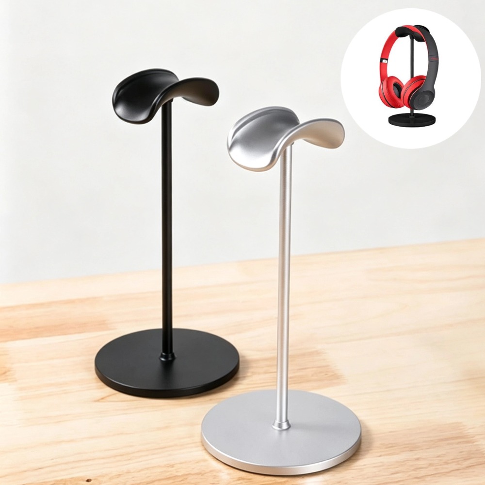 Gaming Headset - Desktop Headphone Stand Curved ABS Headset