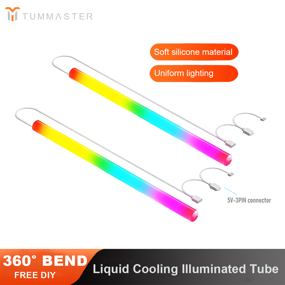 Pc Gaming Water Cooling - TUMMASTER ARGB Water Cooling Sleeve 5V3