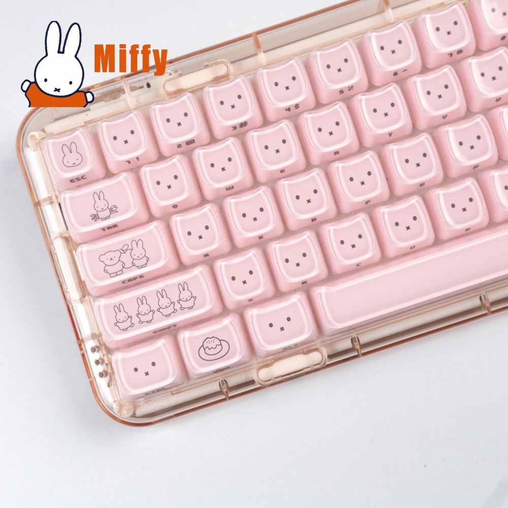Kawaii Miffy Keycaps Cute Rabb - Pc Gaming Simulator recension och pris