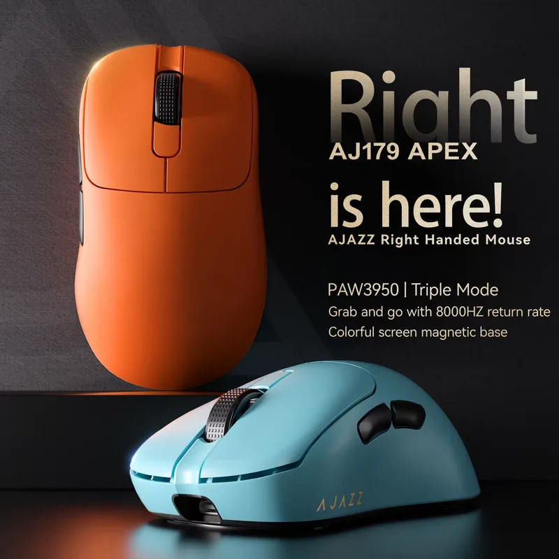 Ajazz AJ179 APEX PAW3950 Ergon - Wireless Gaming Mouse recension och pris
