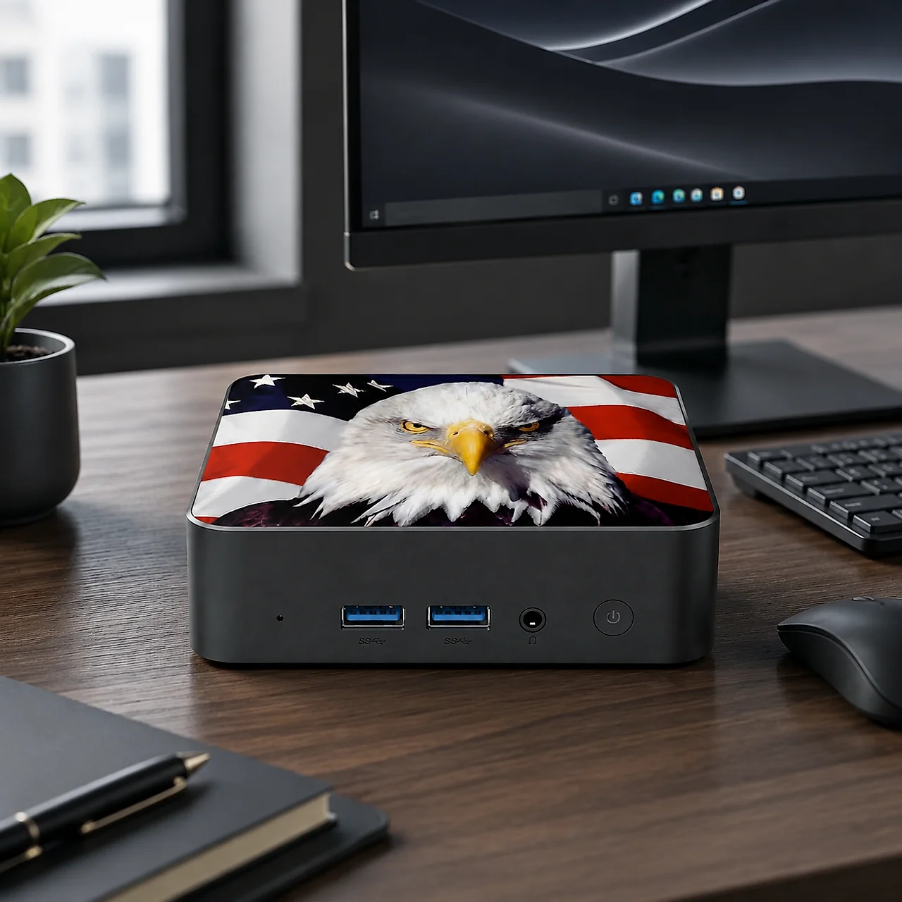 Slim Canada Flag Mini Desktop  - Pc Gaming Intel recension och pris