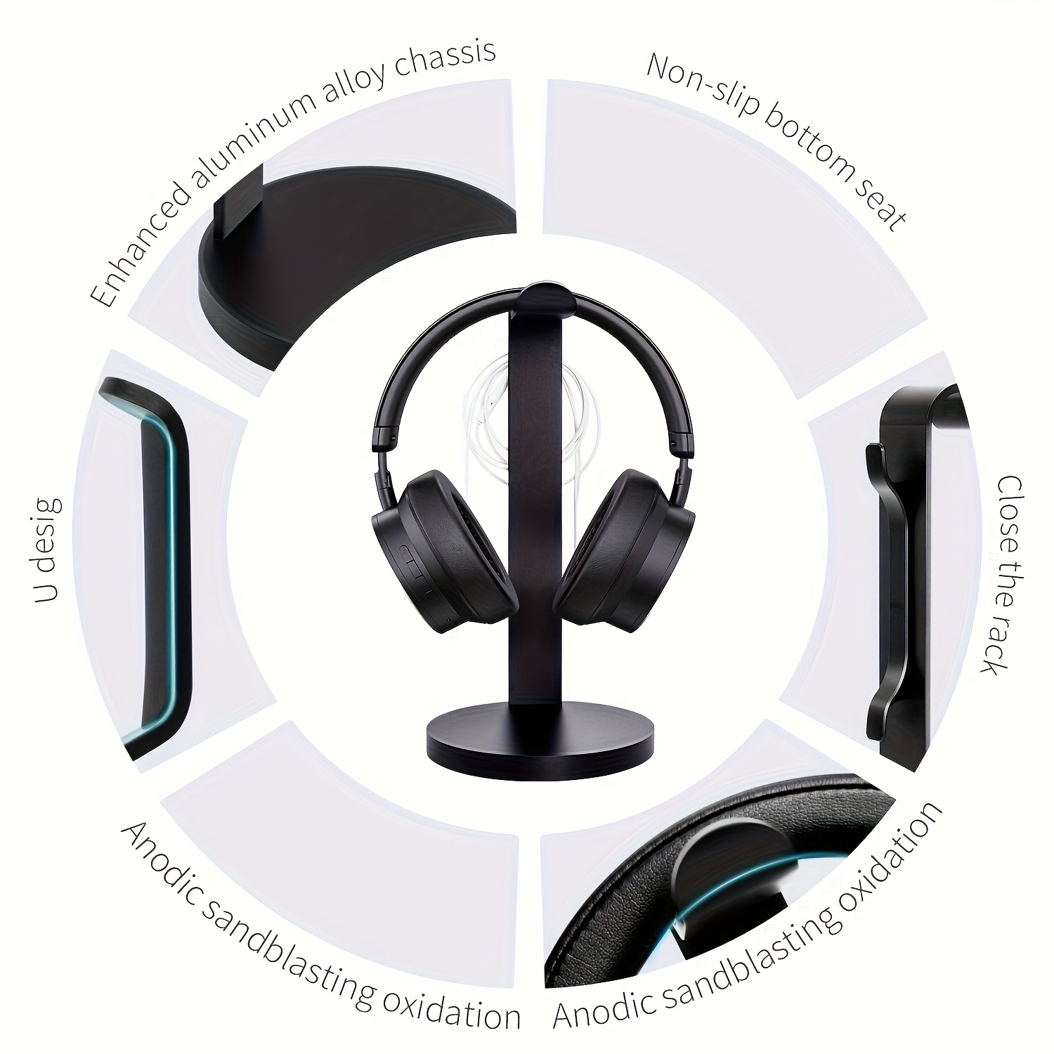 Aluminum Alloy Headphone Stand - Gaming Headset recension och pris