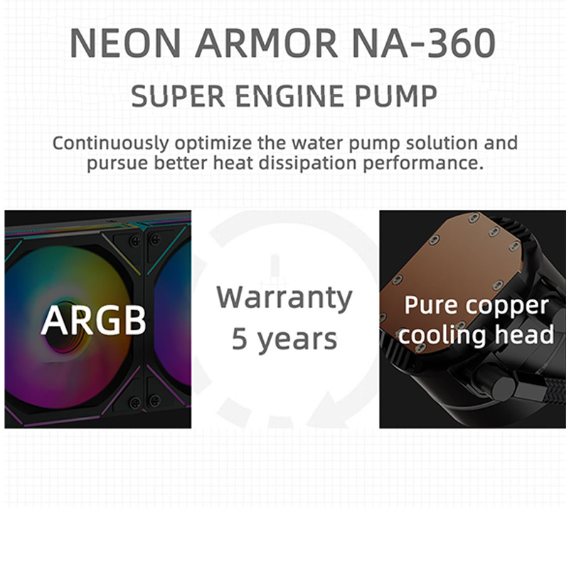 TEUCER 360MM All-in-One ARGB C - Pc Gaming Water Cooling recension och pris
