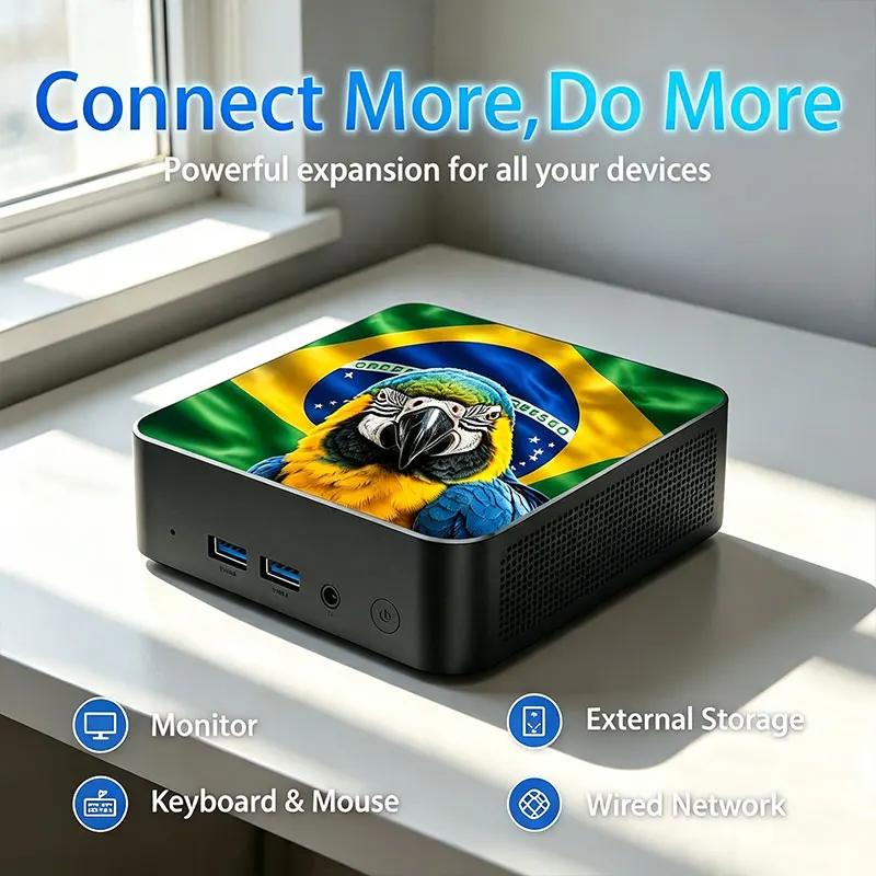 New Mexico Brazil Flag Mini PC - Pc Gaming Intel recension och pris