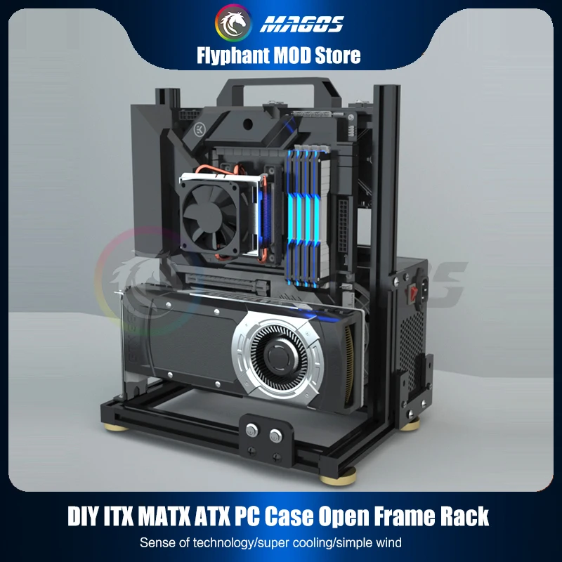 DIY Gamer Cabinet ITX MATX ATX - Pc Gaming Water Cooling recension och pris