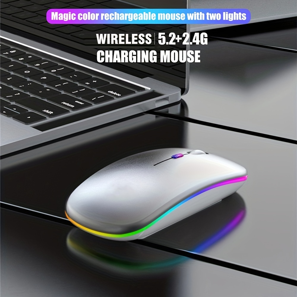 Wireless Mouse RGB Rechargeabl - Wireless Gaming Mouse recension och pris