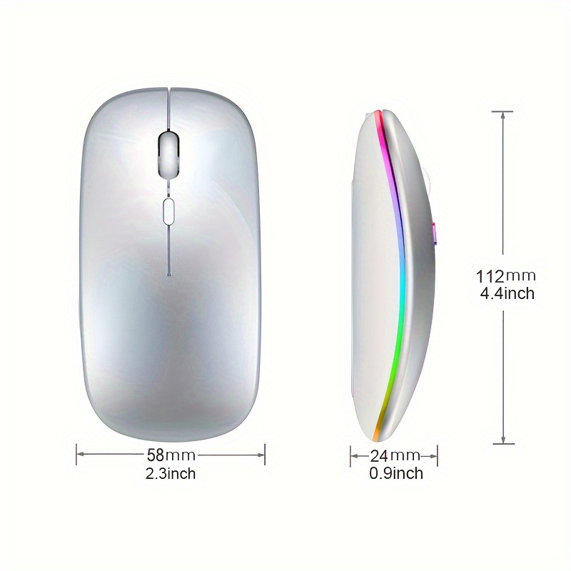 Wireless Mouse RGB Rechargeabl - Wireless Gaming Mouse recension och pris
