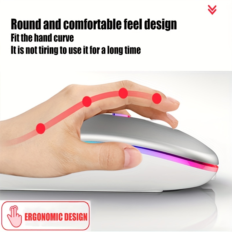 Wireless Mouse RGB Rechargeabl - Wireless Gaming Mouse recension och pris