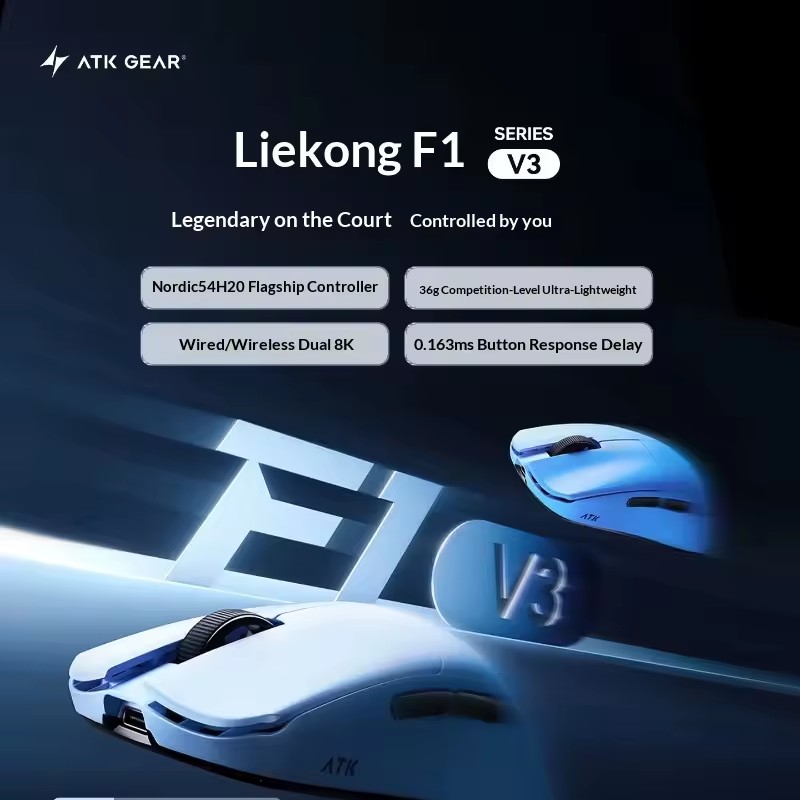 ATK F1 V2/V3 Tri Mode Wireless - Wireless Gaming Mouse recension och pris