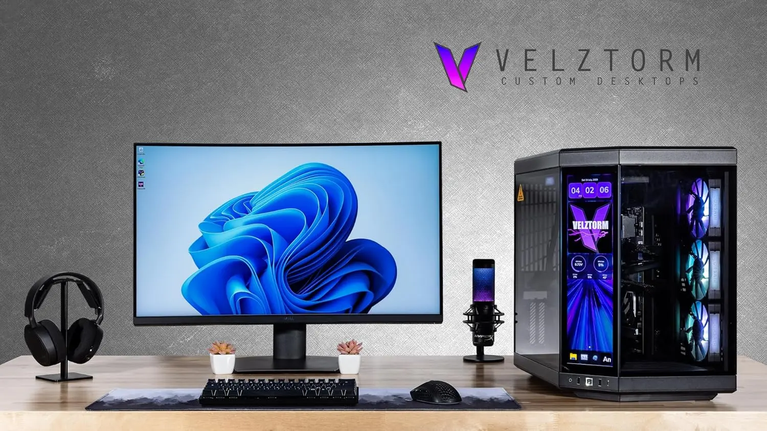 Velztorm LCD Black Praetix Cus - Pc Gaming Y70 recension och pris