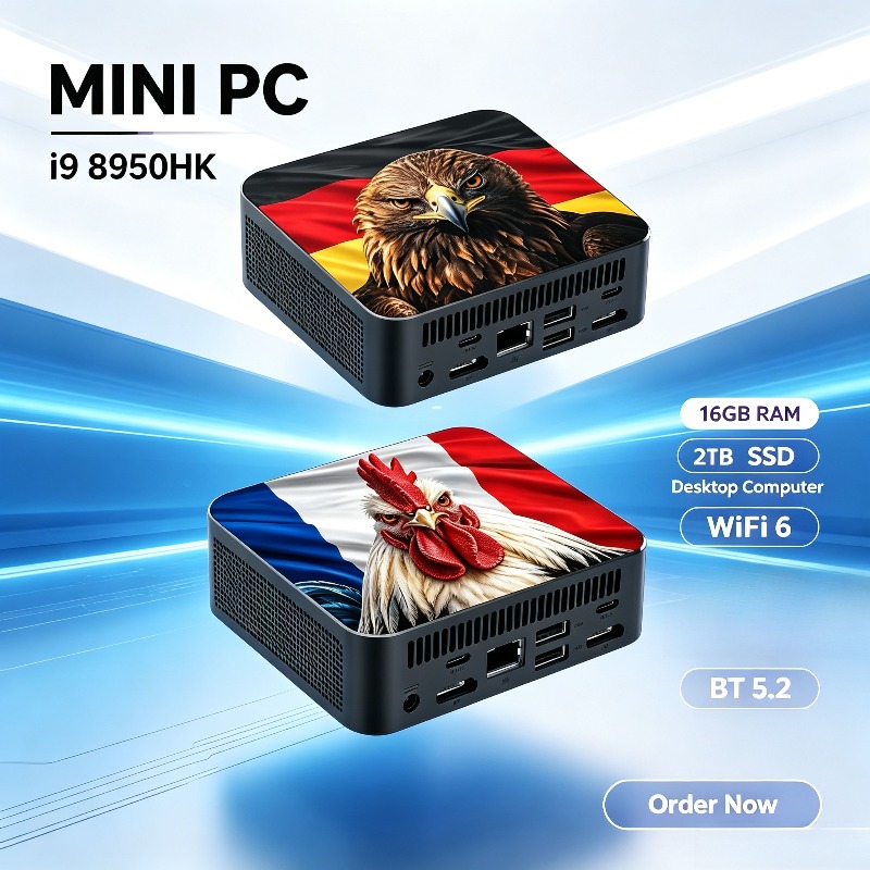 Intel i9 8950HK 2026 Mini Desk - Pc Gaming Intel recension och pris