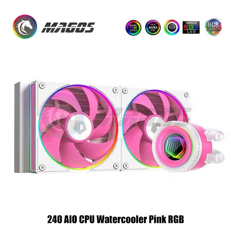 240 AIO CPU Watercooler Pink R - Pc Water Cooling recension och pris